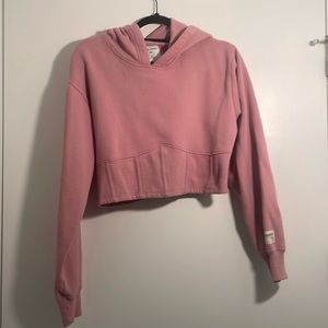 Cropped pink hoodie special edition Social Tourist collab